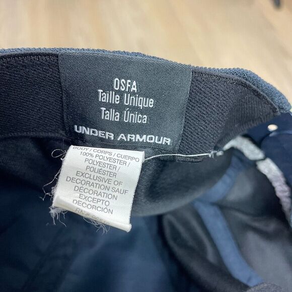 Under Armour Hat Cap Black Wounder Warrior Project Snapback One Size Army - Picture 6 of 6